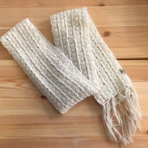 Roxy Cream Knit Scarf